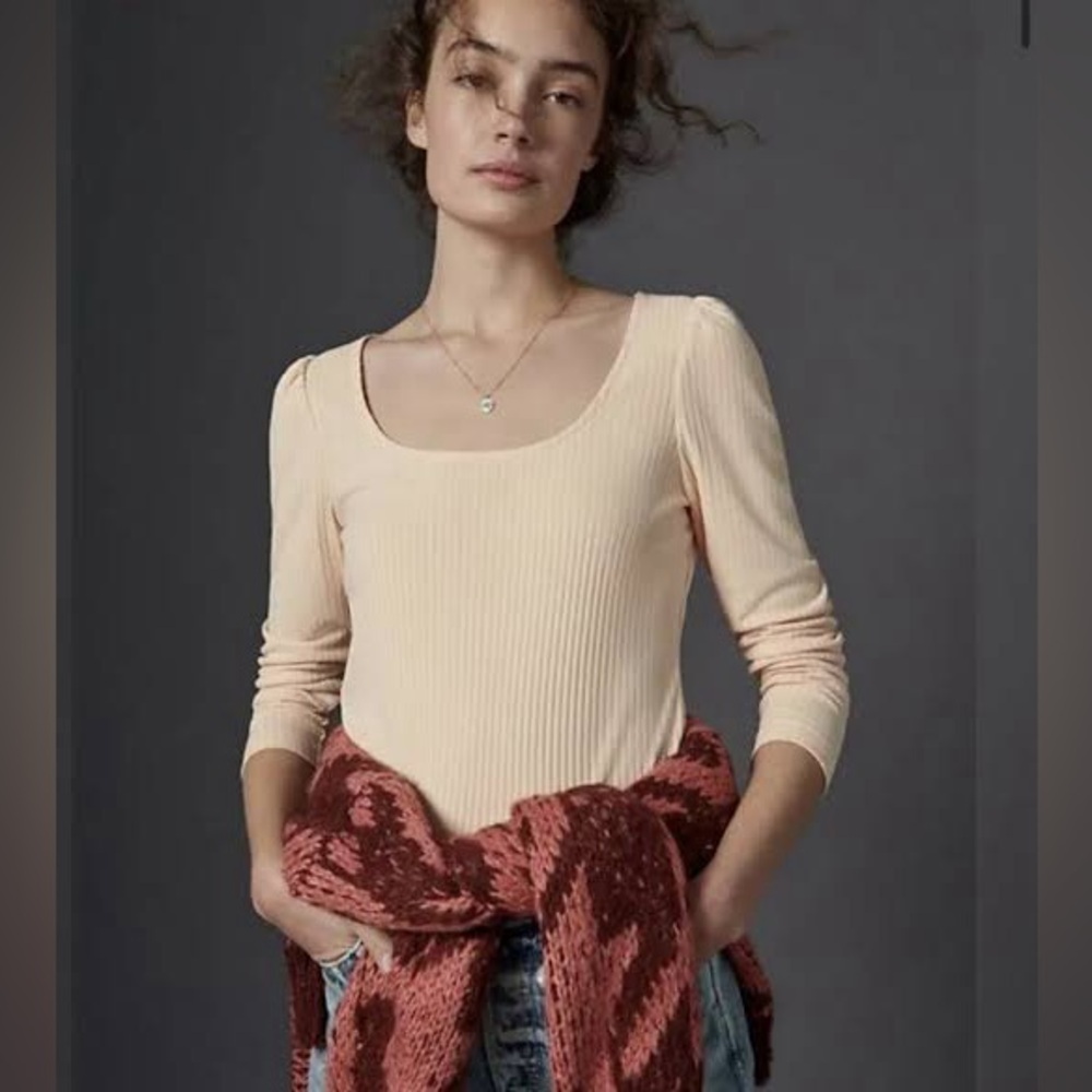 Anthropologie S Ribbed Top